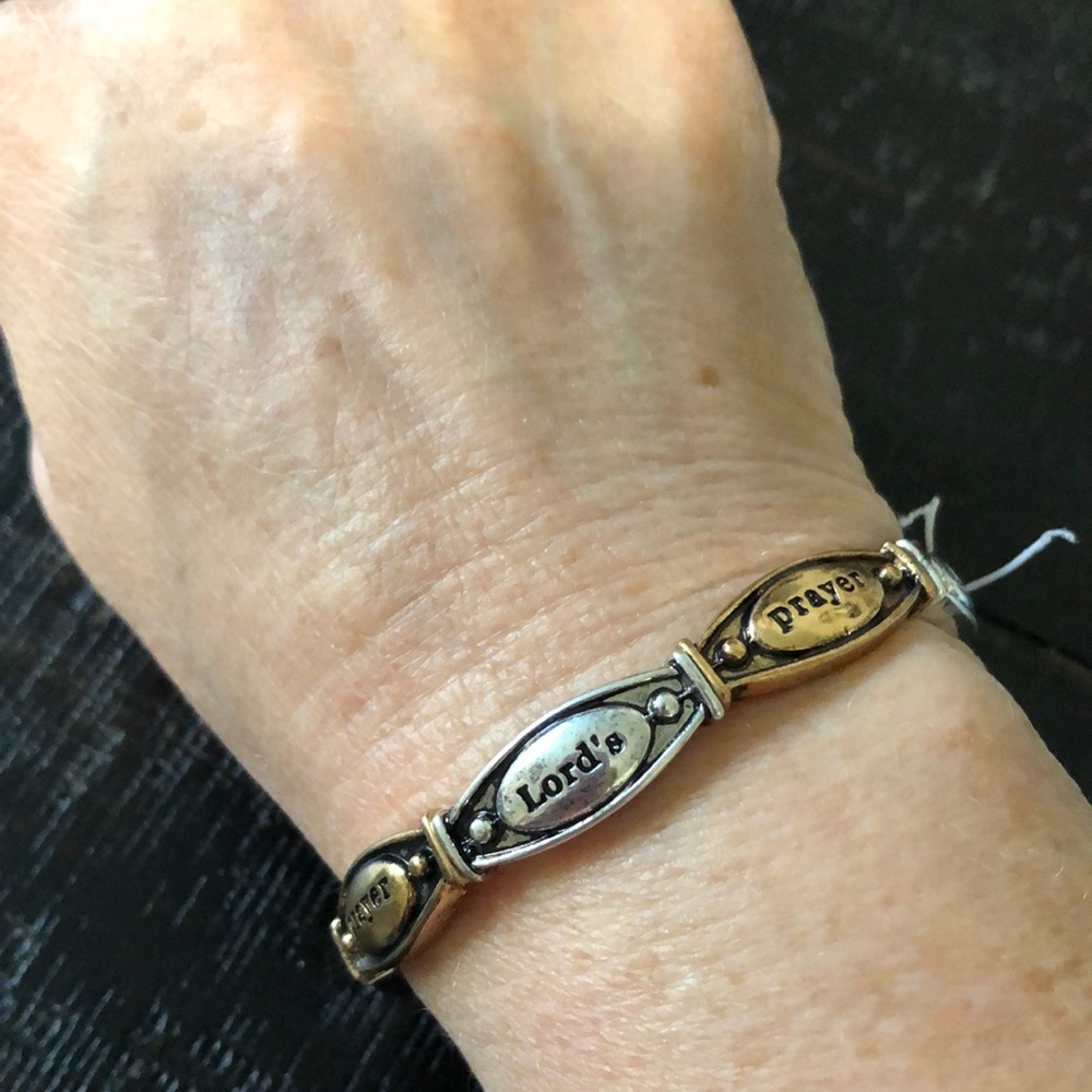 NWT “Lord’s Prayer Stretch Bracelet!
